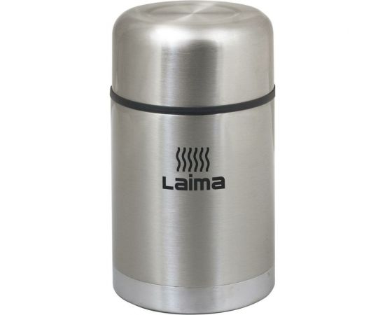Термос с широким горлом ЛАЙМА 0,8л, нержавеющая сталь, 601408 