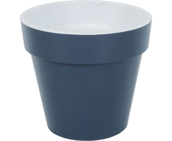 Кашпо ООО КЗНМ порто 2,4л со вставкой антрацит 527867 