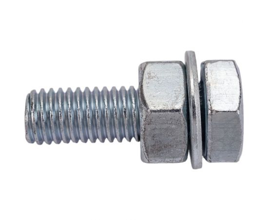 Болт с ш/г полная резьба DIN 933 Качественный КРЕПЕЖ набор 10х30 20 шт 0301061 КЧ 