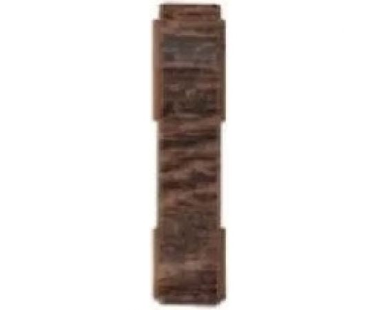 Соединитель для плинтуса Центурион Lider 322-ст (62 мм; глянец; вяз коричневый) 71144 