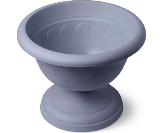 Вазон низкий Martika Колывань 3.4л, диам. 26 см, серый С145СЕР 