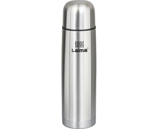 Классический термос с узким горлом ЛАЙМА 0.5 л, нержавеющая сталь 601412 