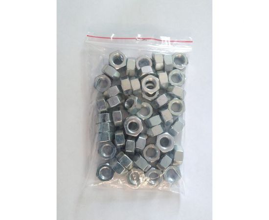 Гайка ИНОТЭК М 12 к.п.8 ГОСТ 5927 оц. 50 шт. 4687203852719 – изображение 2