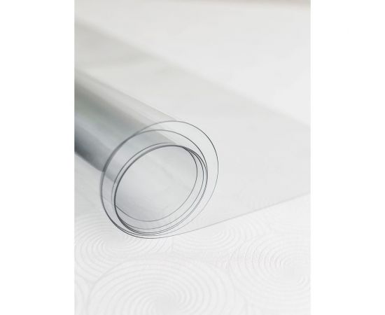 Силиконовая прозрачная скатерть Protect гибкое мягкое стекло, клеенка/пленка ПВХ на стол 120х200x0.03 см 10164 – изображение 2