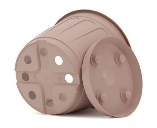 Цветочный горшок ЗПИ Альтернатива Дионис 3,6л бежевый М8524 – изображение 3