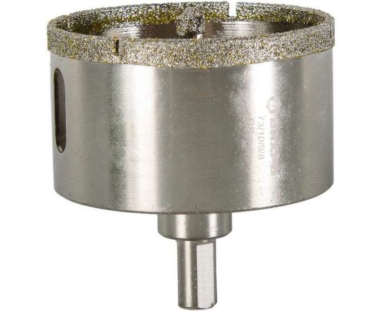 Коронка алмазная по керамограниту/керамике 68 мм Вихрь 73/10/9/8 – изображение 3