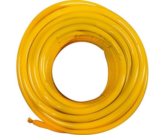 Армированный усиленный поливочный шланг Вихрь премиум, ПВХ, пищевой, трехслойный, 3/4"", 50 м, жёлтый 73/7/2/5 – изображение 3