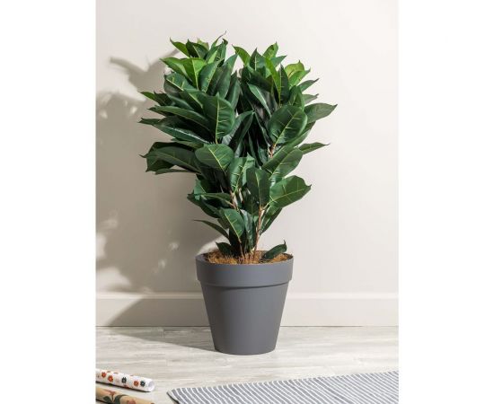 Горшок для цветов Idiland tarragon диам. 280 мм, 10 л, со вставкой, серый 692216106СЕР 221610635/01 – изображение 3