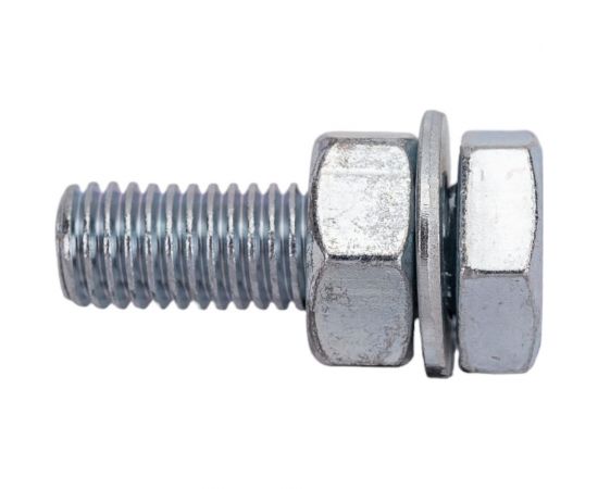 Болт с ш/г полная резьба DIN 933 Качественный КРЕПЕЖ набор 10х30 20 шт 0301061 КЧ – изображение 4
