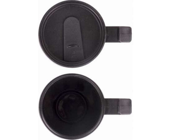 Термокружка ЛАЙМА LAIMA, 400 мл, нержавеющая сталь, пластиковая ручка, красная 605127 – изображение 4