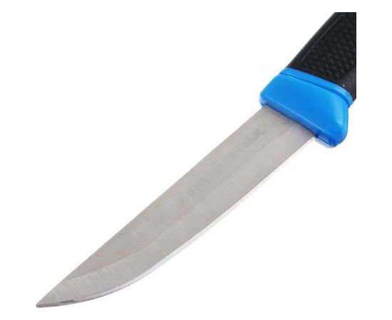 Универсальный нож для рыбалки и туризма c ножнами ЕРМАК 21.5см, сталь, пластик 118-148 – изображение 4