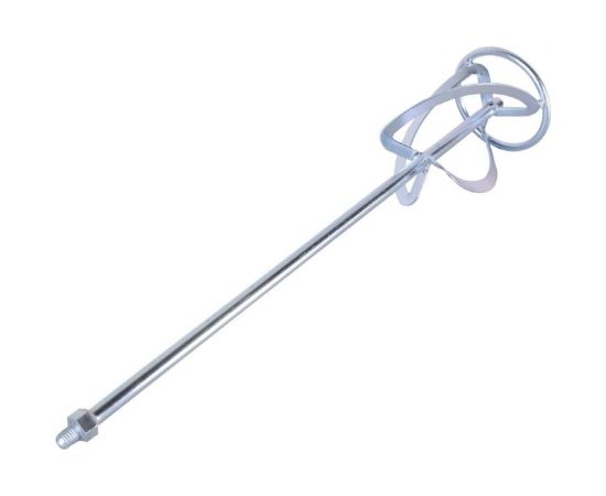 Насадка-миксер оцинкованная 120x600 мм, М14 для строительных смесей Вихрь 73/3/7/8 – изображение 5