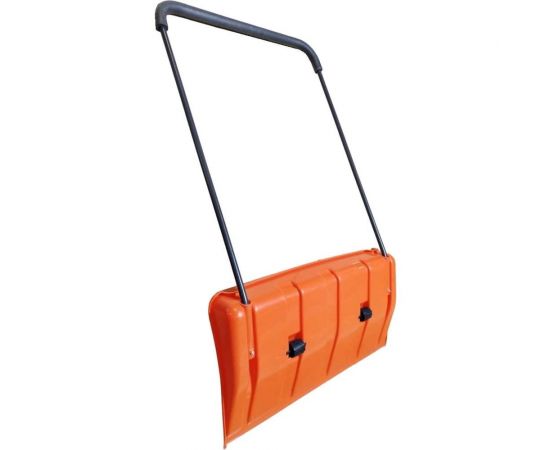 Скрепер LWI пластиковый морозостойкий на колесах, оранжевый, с мягкой утепляющей ручкой №5 800x450мм LWI-Cк5 – изображение 6