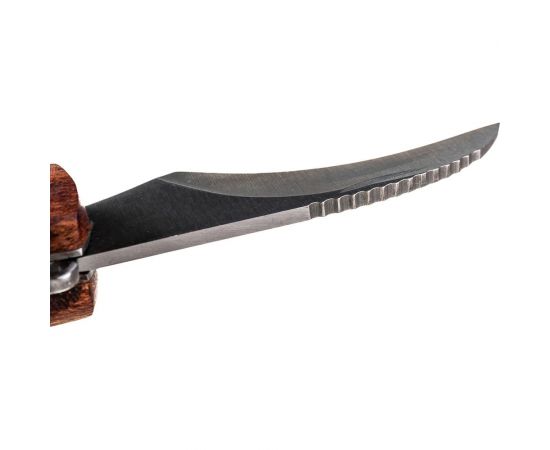 Нож грибника МУЛЬТИДОМ со щеточкой, деревянная ручка AN84-127 – изображение 7