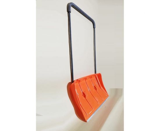 Скрепер LWI пластиковый морозостойкий на колесах, оранжевый, с мягкой утепляющей ручкой №5 800x450мм LWI-Cк5 – изображение 7