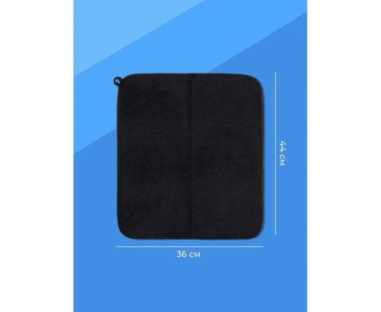Коврик для сушки посуды SHINY KITCHEN черный B0232 – изображение 9