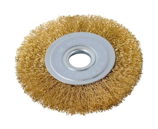 Щётка плоская, латунированная 125 мм для УШМ Вихрь 73/1/3/45 