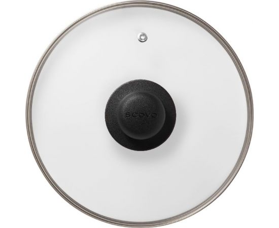 Стеклянная крышка SCOVO диаметр 220 мм KC-003 