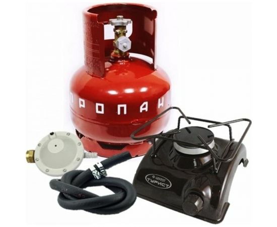 Газовая туристическая плита НЗГА ПГТ-1 Б с РДСГ 1-1.2 и ВБ-2 00000000526 