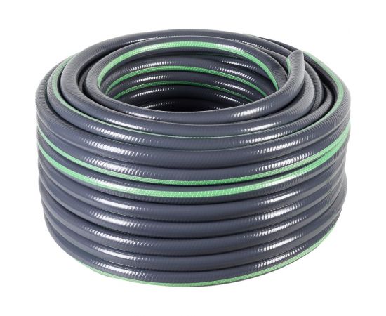 Армированный усиленный поливочный шланг Вихрь премиум, ПВХ, пищевой, четырехслойный, 3/4"", 25 м 73/7/2/11 