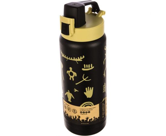 Термокружка Арктика сититерм, 0.5 л, черный вуду 702-500-BKWO 