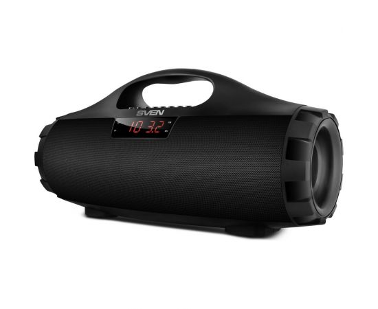 Портативная колонка SVEN АС PS-460 черная, 18 Вт, Bluetooth, FM, USB, microSD, LED-дисплей, 1800 мА*ч SV-015237 