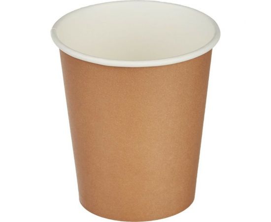 Одноразовый бумажный стакан ООО Комус Стандарт 200 мл, коричневый, 50 шт 998183 – изображение 2