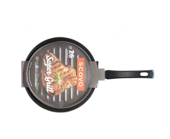 Сковорода SCOVO Super Grill диаметр 260 мм RH-001 – изображение 2