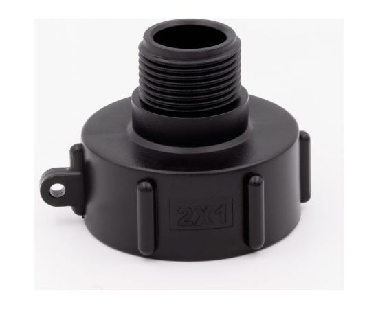 Переходник на еврокуб ПоливНаДаче 2"(S60) х 1"(наружная резьба) S60x1НР – изображение 2