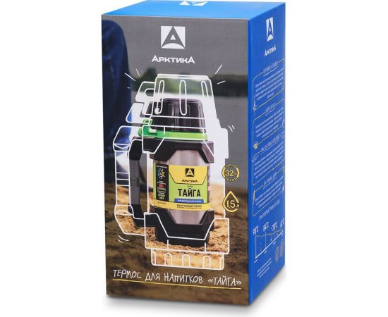 Термос с узким горлом Арктика Тайга 1.5л 110-1500 – изображение 3