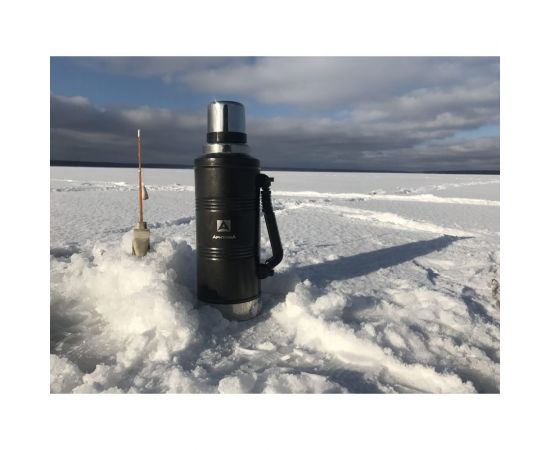 Термос Арктика Уазик 2.2 л, черный, с ручкой 106-2200Р-BK – изображение 4