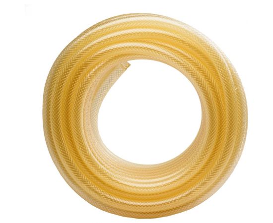 Поливочный трехслойный армированный шланг Вихрь Силикон 3/4"", 25 м, прозрачный 73/7/2/30 – изображение 4