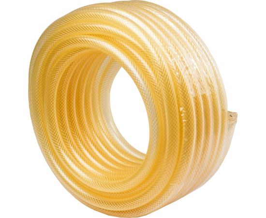 Поливочный трехслойный армированный шланг Вихрь Силикон 3/4"", 25 м, прозрачный 73/7/2/30 – изображение 5