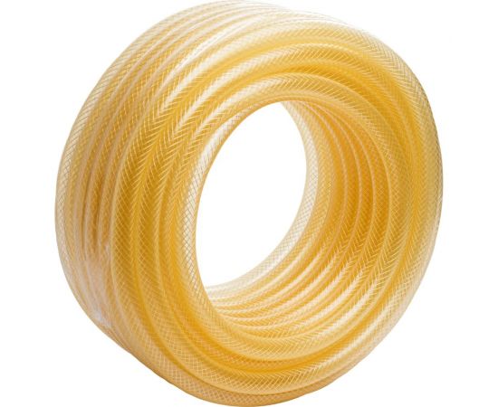 Поливочный трехслойный армированный шланг Вихрь Силикон 3/4"", 25 м, прозрачный 73/7/2/30 – изображение 6