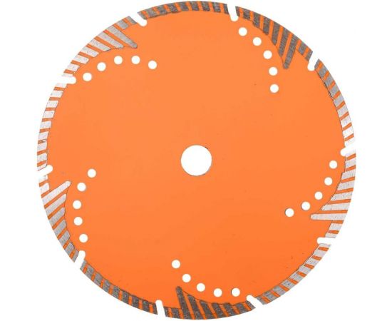 Диск алмазный отрезной турбо-сегментный (230х22.2 мм; сухая резка) Вихрь 73/10/3/22 – изображение 7