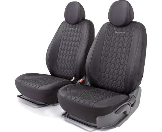 Получехлы на передние сиденья AUTOPROFI VERONA VER-0405 BK/BK 