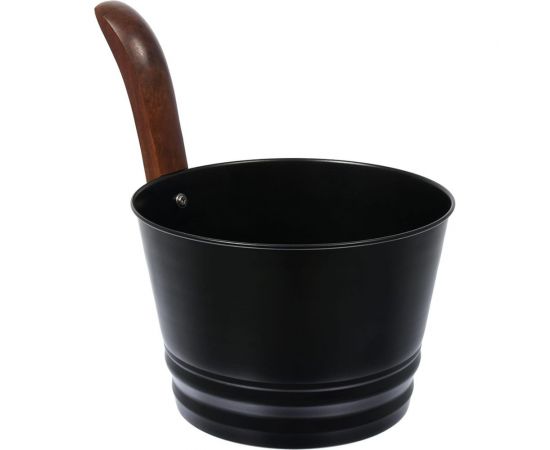 Бадья Банные Штучки, из стали, 4 л, черная, 41351 