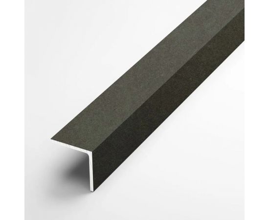 Декоративный алюминиевый угол Лука 20x20x1,5 мм, бетон темный УТ000077757 