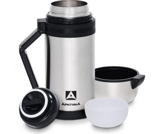 Стальной универсальный термос для еды и напитков Арктика 1.2 л 201-1200 