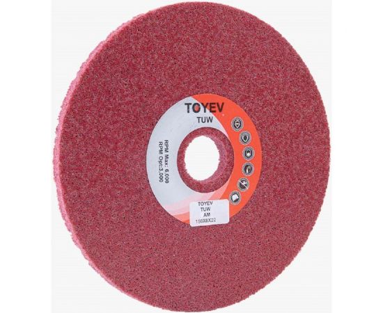 Круг нетканый прессованный TUW (150x22x6 мм; 7AM) Toyev 005030 