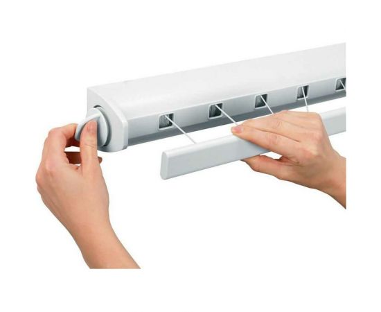 Настенная сушилка для белья PRIMANOVA 5х4.2 м, белая M-B23-01 – изображение 2