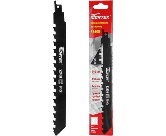 Полотно по кирпичу S240B для сабельной пилы WORTEX 0318097 – изображение 2