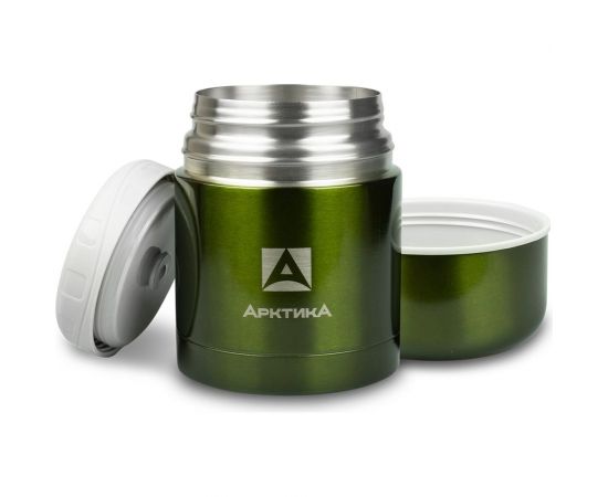 Термос для еды с супер-широким горлом Арктика 0.5 л, болотный 302-500-GN – изображение 2