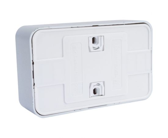 2-ая наружная розетка Schneider Electric Blanca алюминий, без заземления, без шторок, 16А, 250В SE BLNRA000213 – изображение 3