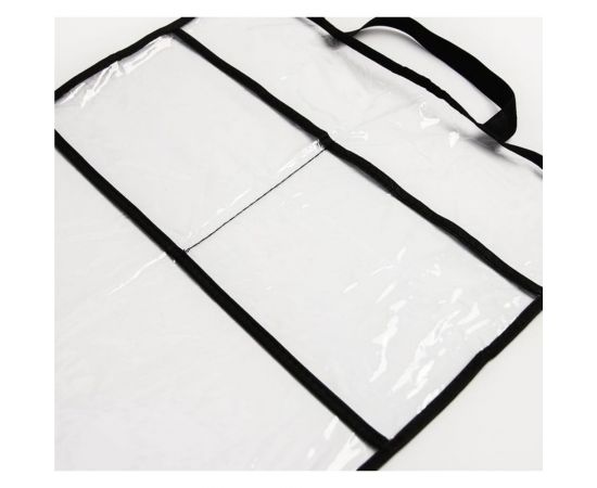 Защитная накидка на спинку сидения автомобиля СИМАЛЕНД 60x40 см, ПВХ, 2 кармана 4940725 – изображение 3