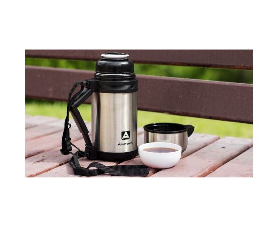 Универсальный термос для еды и напитков Арктика 1 л, стальной 201-1000 – изображение 3
