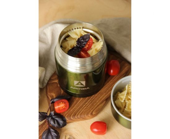 Термос для еды с супер-широким горлом Арктика 0.5 л, болотный 302-500-GN – изображение 4