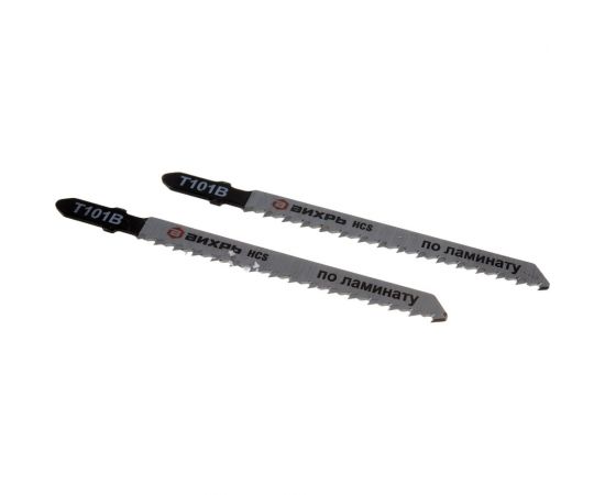 Пилки для лобзика Т101В по ламинату, чистый рез 100х75 мм, 2 шт. Вихрь 73/10/5/1 – изображение 4