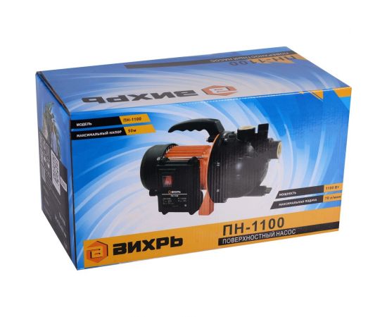 Поверхностный насос Вихрь ПН-1100 68/4/9 – изображение 9