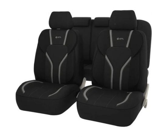 Чехлы GTL Triumf черно/темно-серый, с боковыми поддержками, полиэстер + пинэйпл 133071 